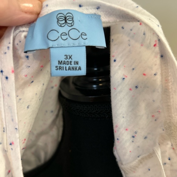 Women’s Size 3X CeCe Ruffled Shirt - Picture 4 of 4